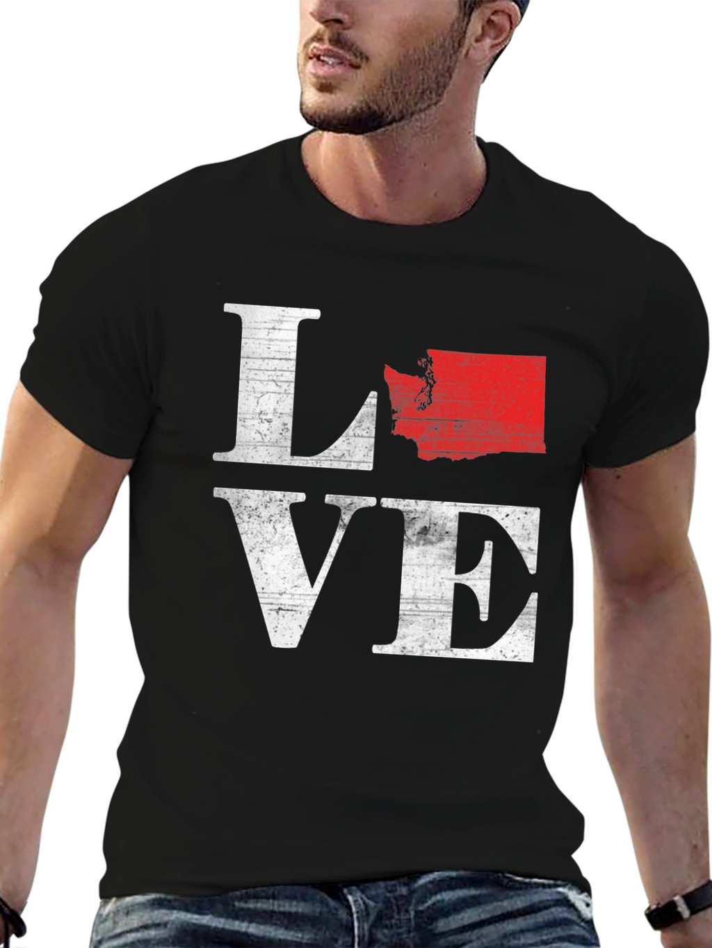 Washington State Love Graphic Tee
