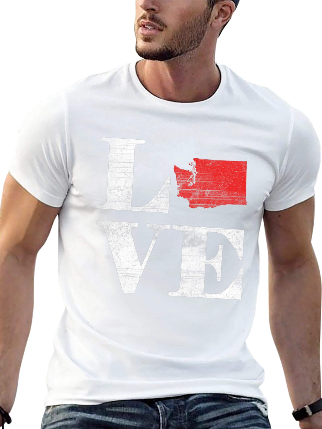 Washington State Love Graphic Tee