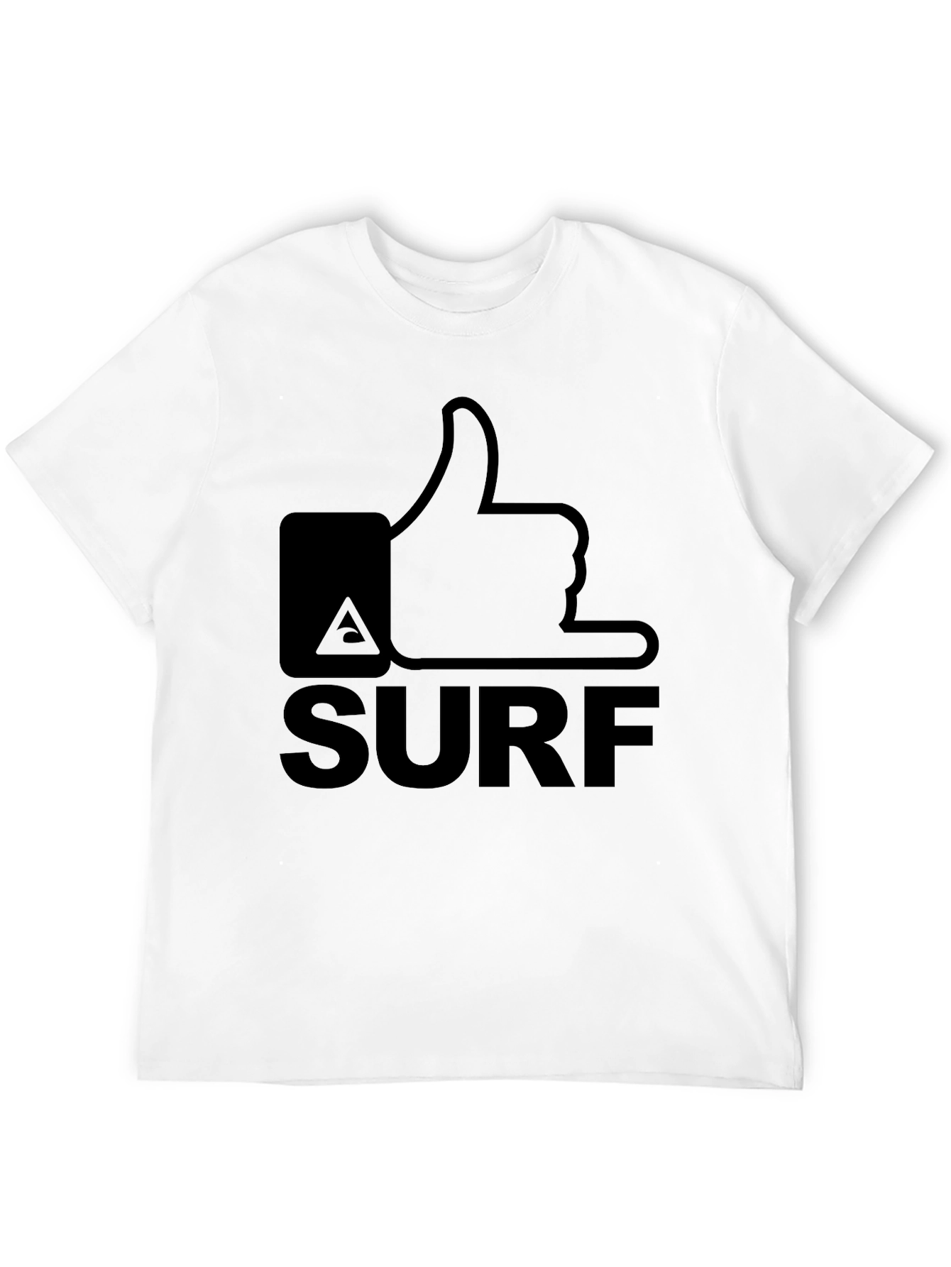 Surfs Up! Like-Minded Tee - Black Cotton