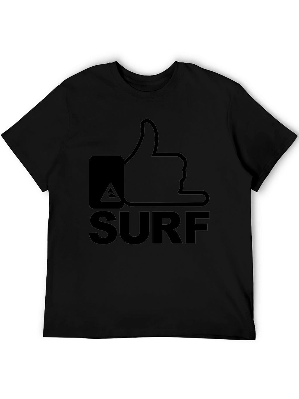 Surfs Up! Like-Minded Tee - Black Cotton