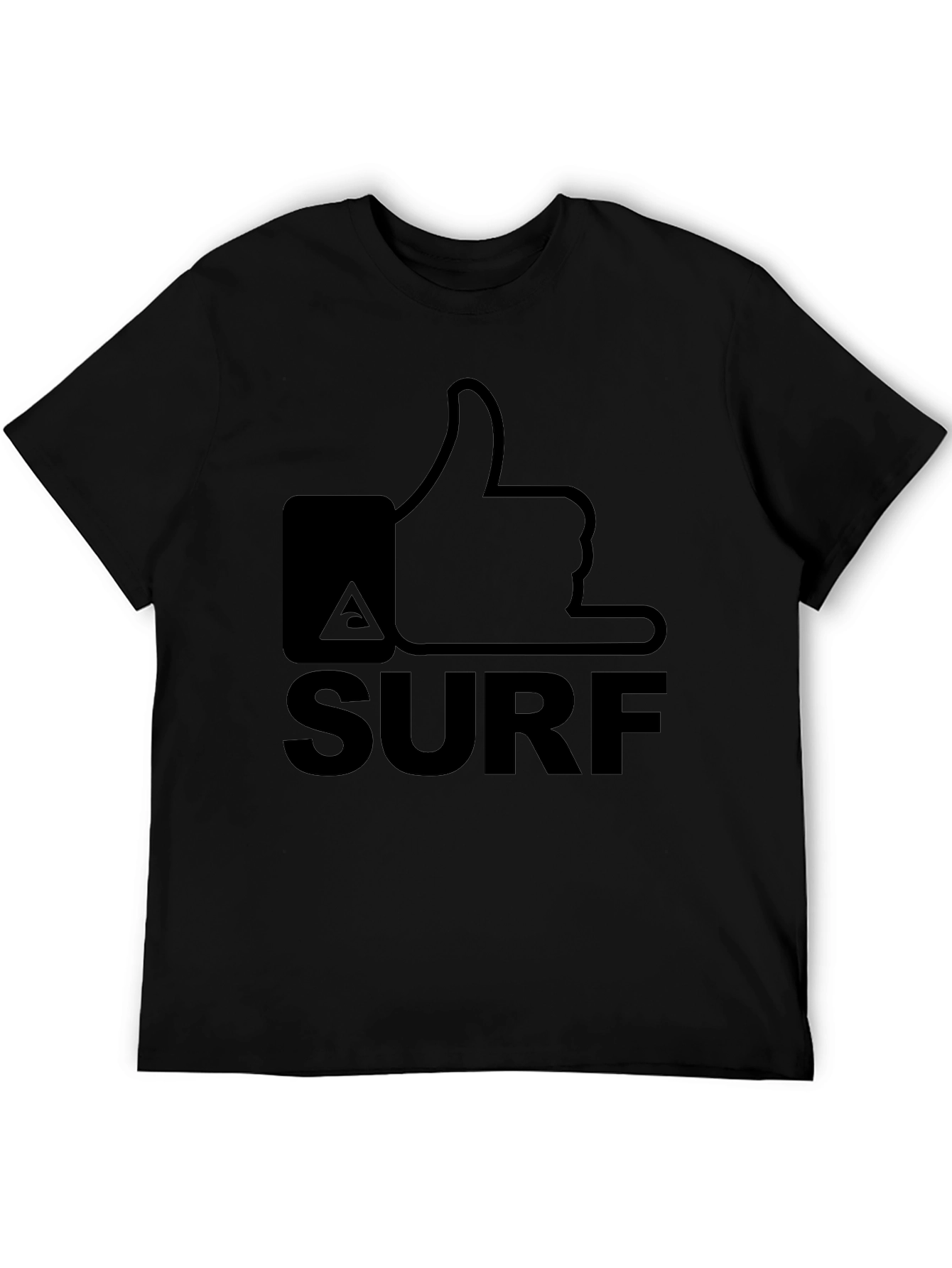 Surfs Up! Like-Minded Tee - Black Cotton