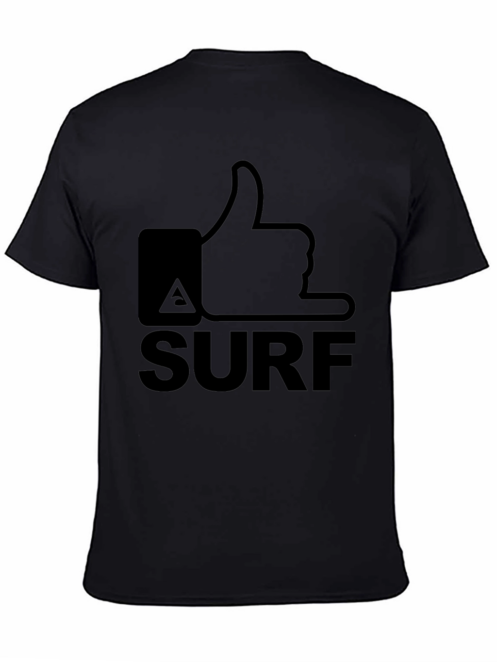 Surfs Up! Like-Minded Tee - Black Cotton