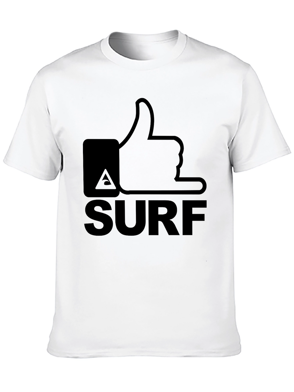 Surfs Up! Like-Minded Tee - Black Cotton