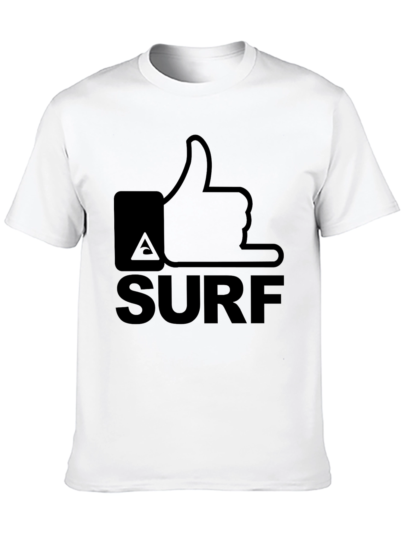 Surfs Up! Like-Minded Tee - Black Cotton