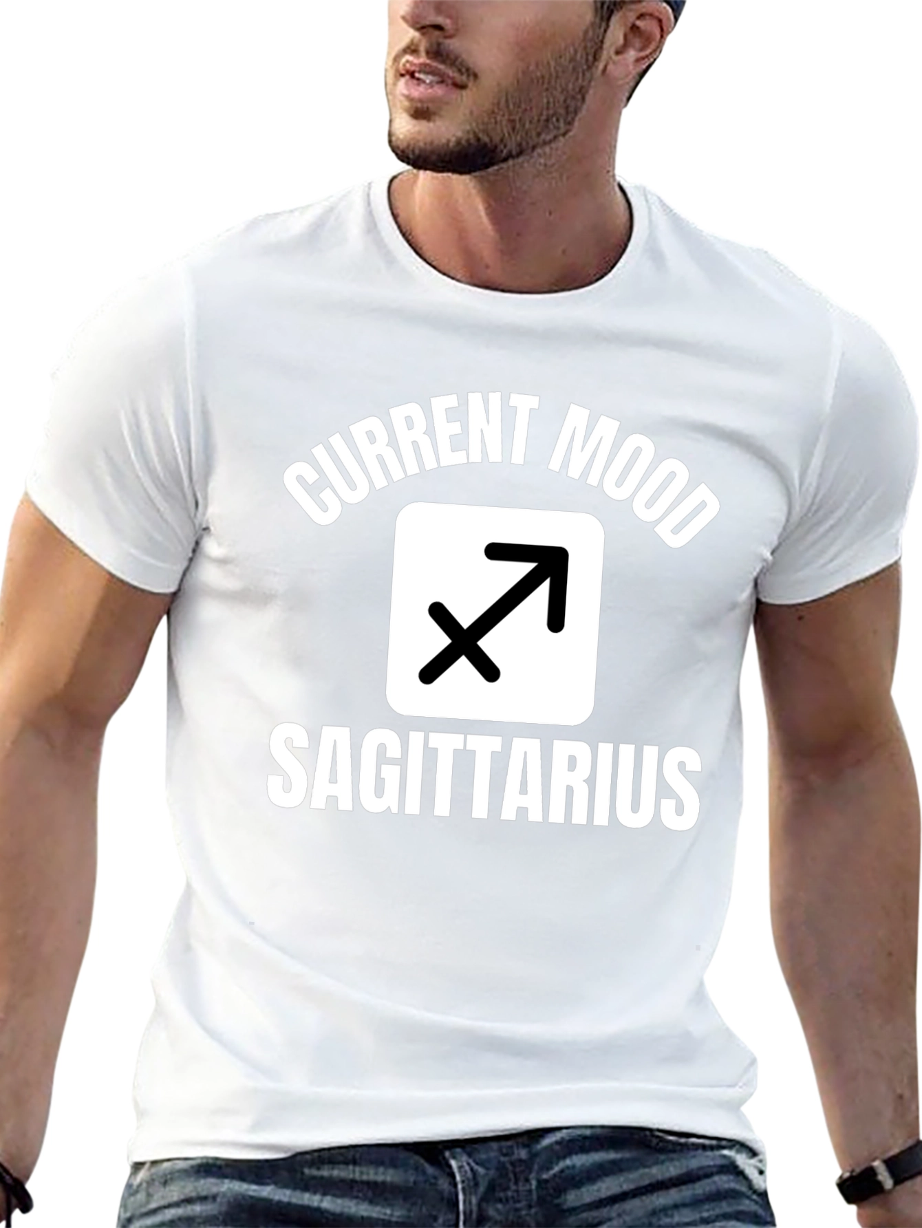 Sagittarius Zodiac Sign Graphic Tee - Current Mood Shirt