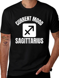 Sagittarius Zodiac Sign Graphic Tee - Current Mood Shirt
