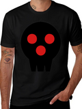 Graphic Skull T-Shirt - Mens Black Tee