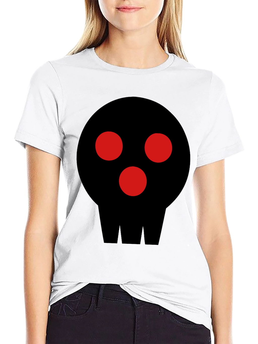 Graphic Skull T-Shirt - Mens Black Tee