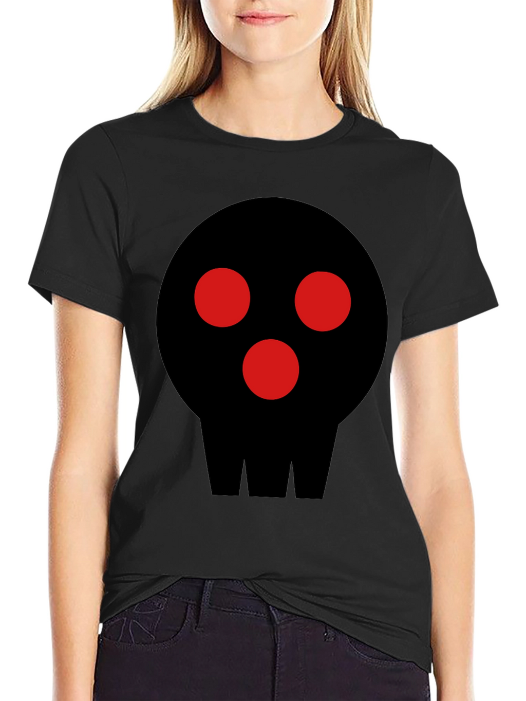 Graphic Skull T-Shirt - Mens Black Tee