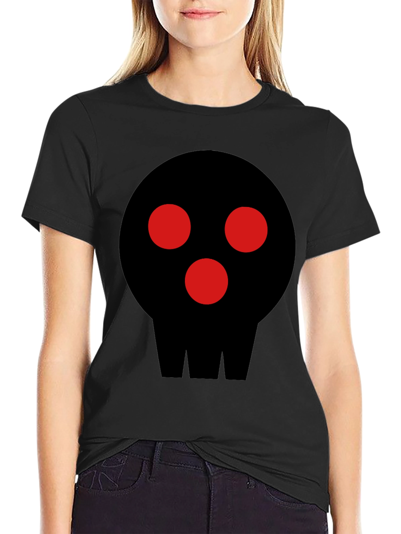 Graphic Skull T-Shirt - Mens Black Tee