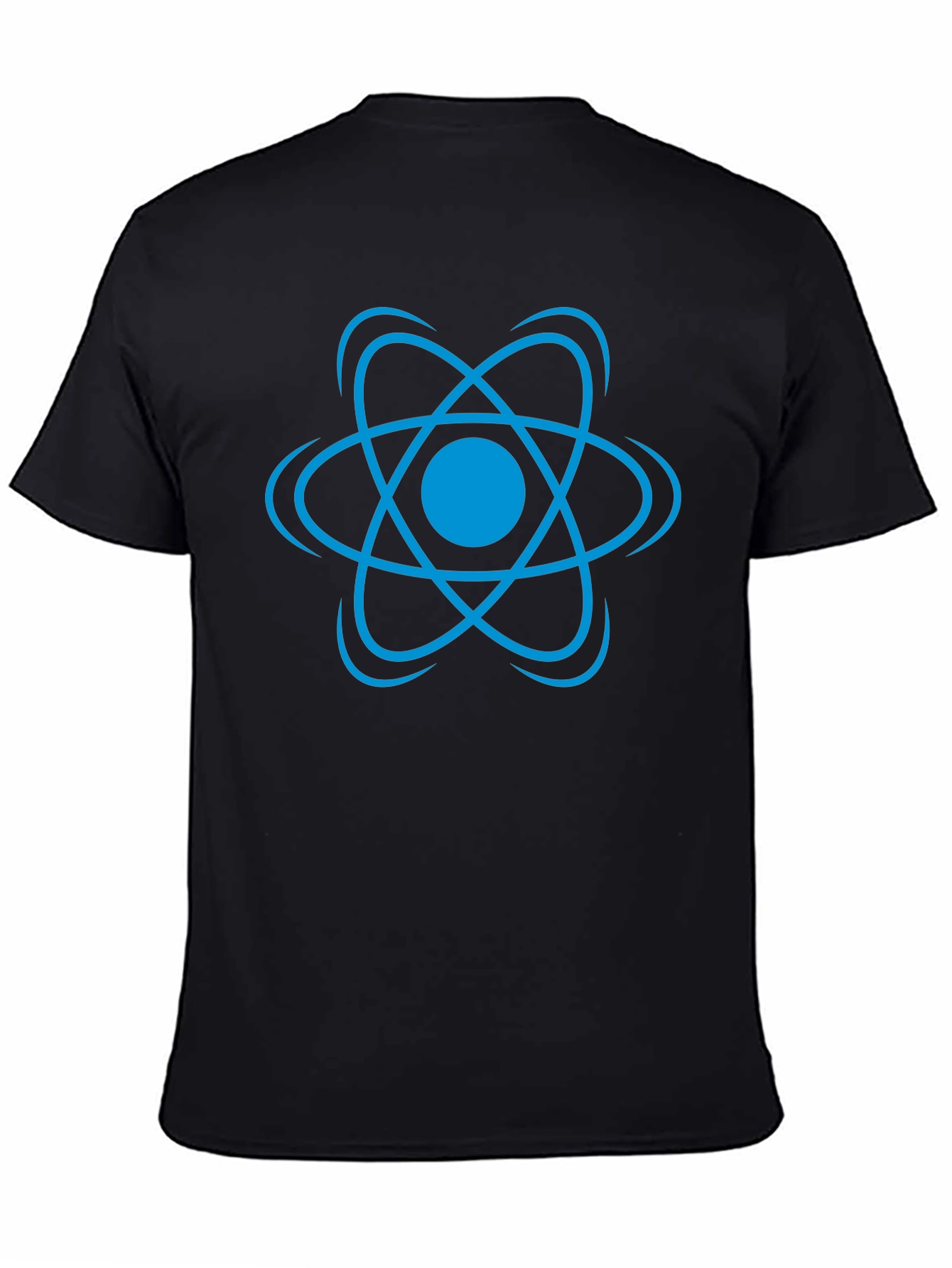 React Atom T-Shirt - Black Graphic Tee