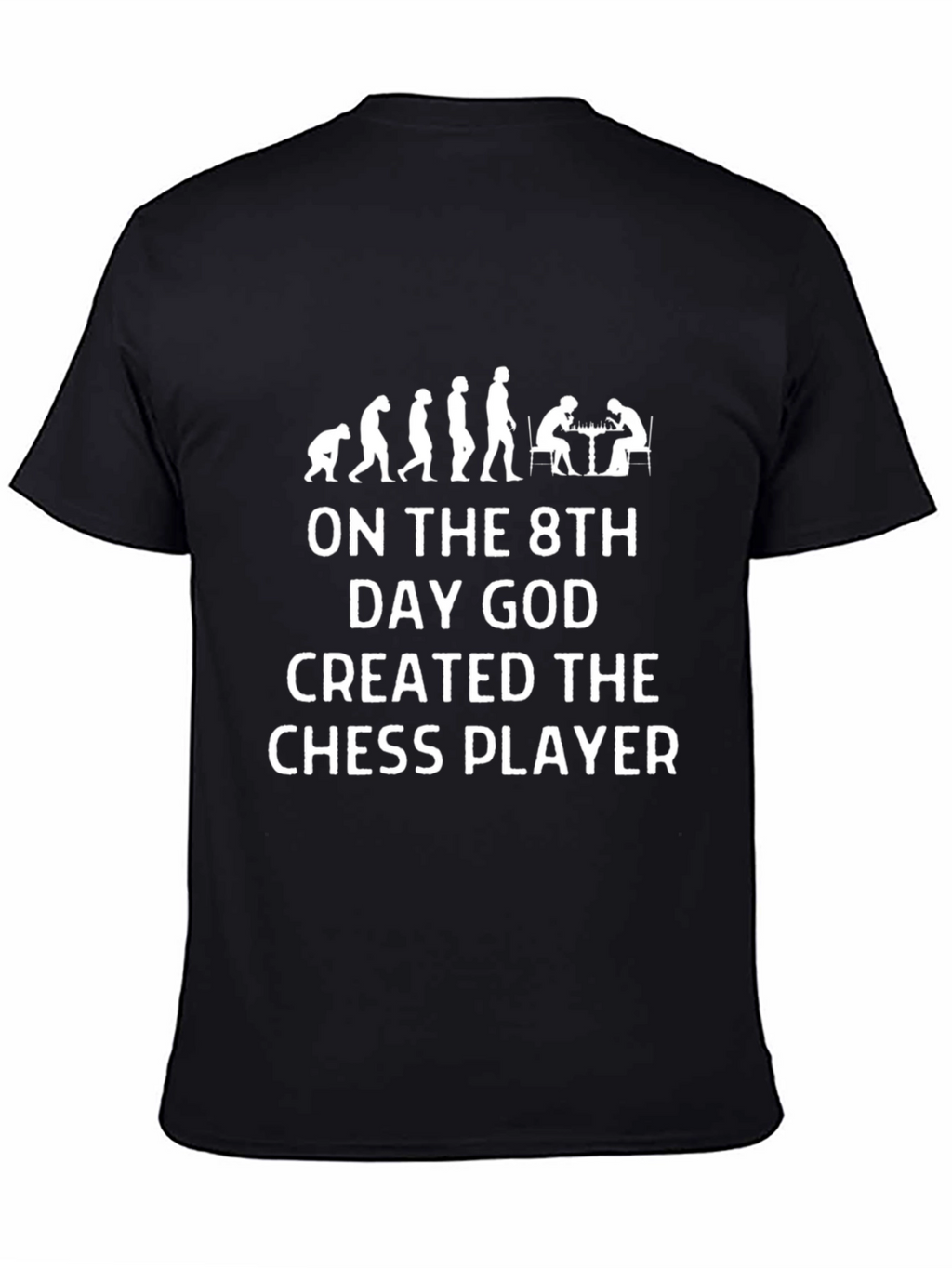 Chess Player Evolution Graphic T-Shirt - Novelty Tee