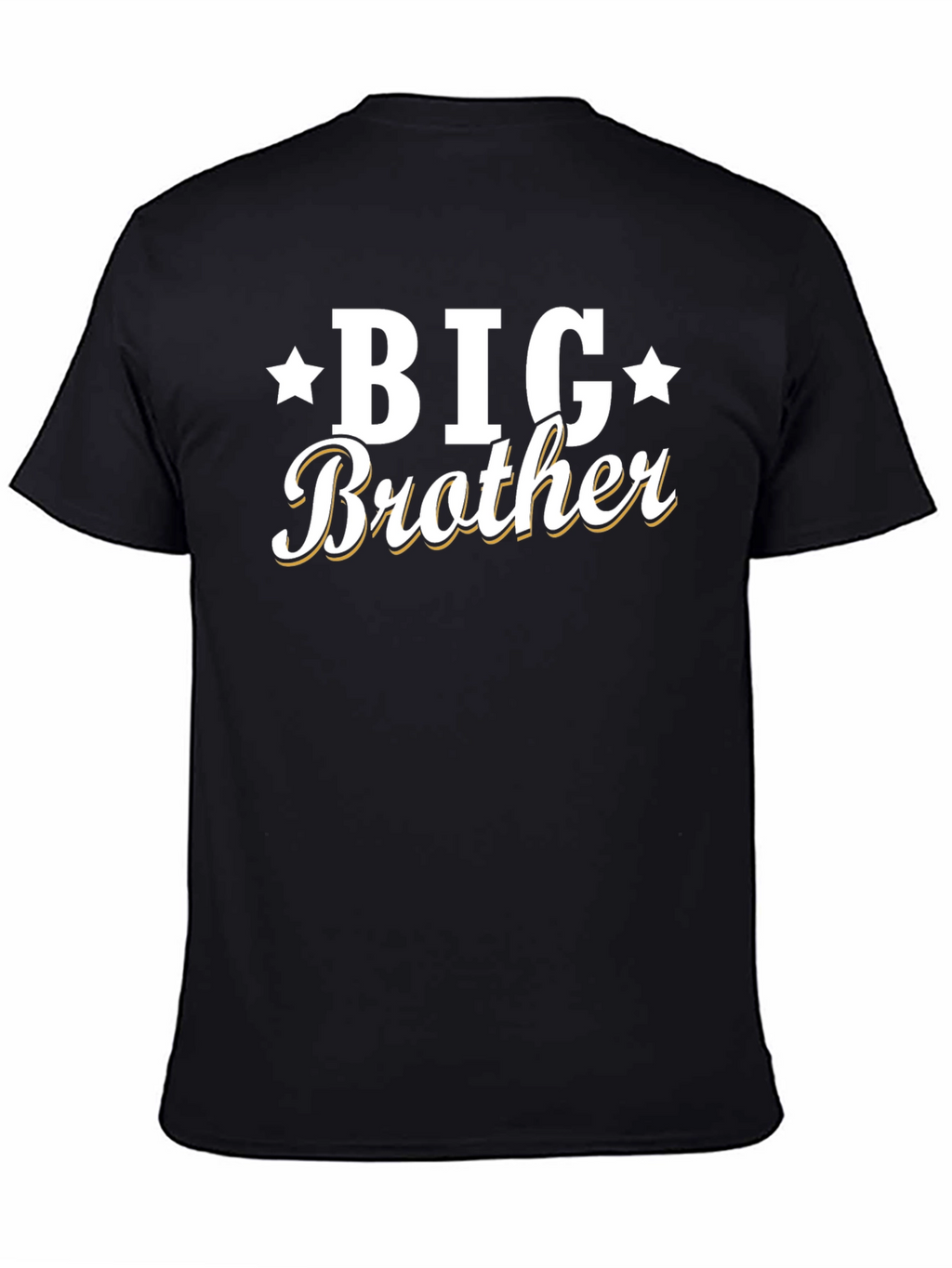 Big Brother Graphic Tee - Black Cotton Blend