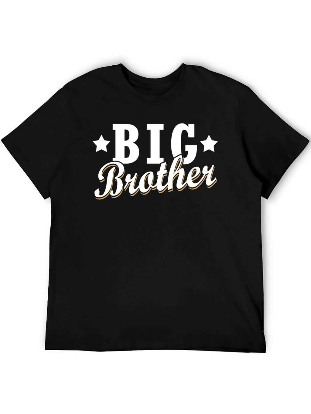 Big Brother Graphic Tee - Black Cotton Blend