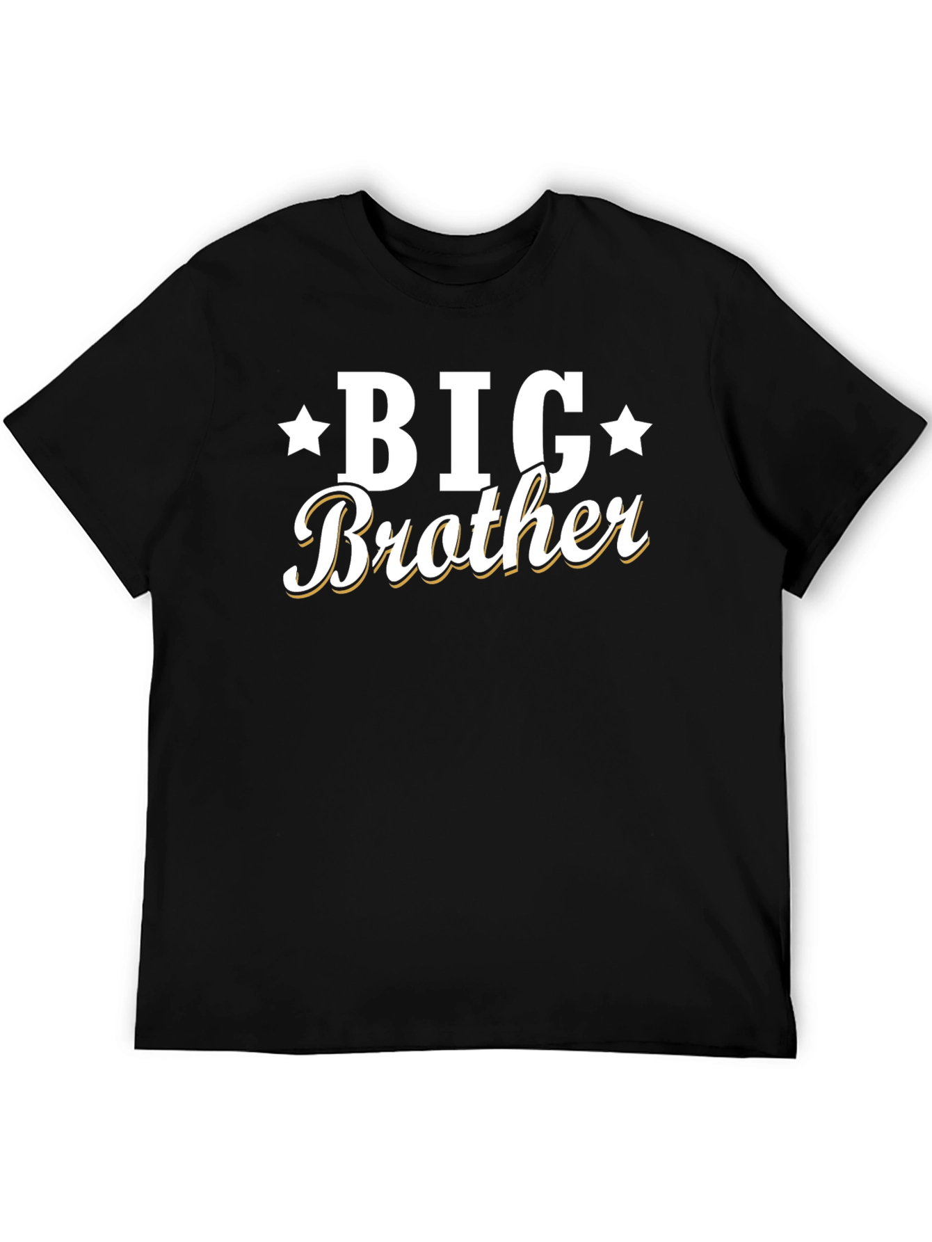 Big Brother Graphic Tee - Black Cotton Blend