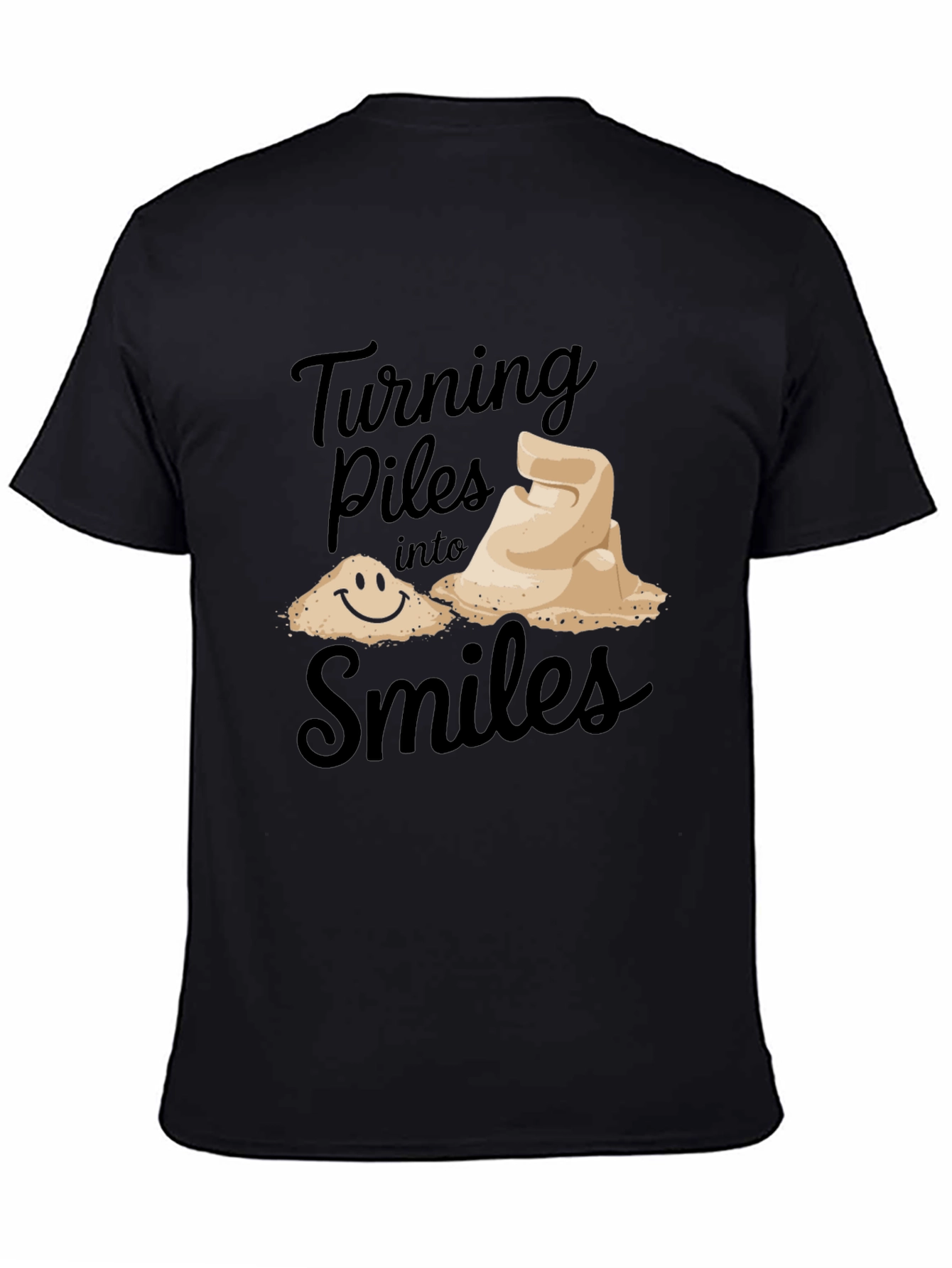 Turning Piles into Smiles Graphic T-Shirt
