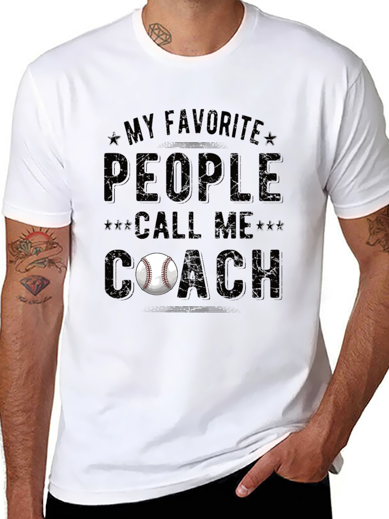 Baseball Coach Graphic Tee - Perfect for Coaches