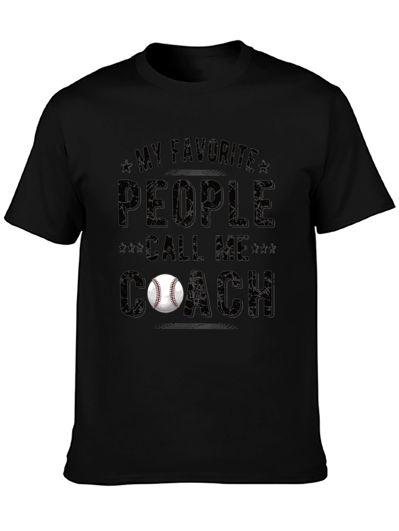 Baseball Coach Graphic Tee - Perfect for Coaches