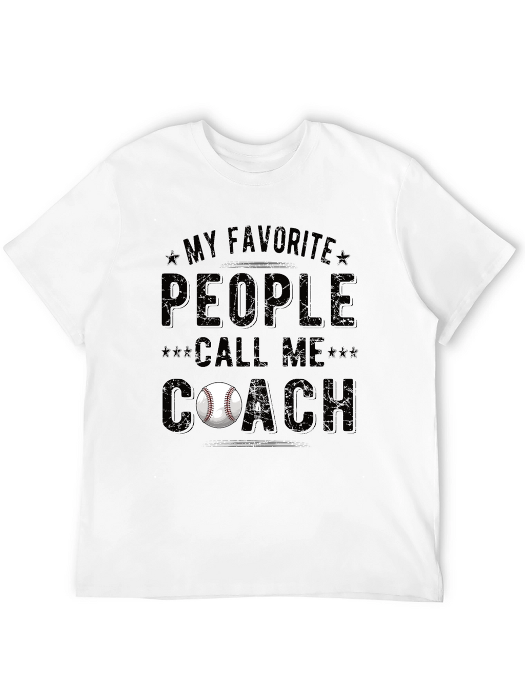 Baseball Coach Graphic Tee - Perfect for Coaches