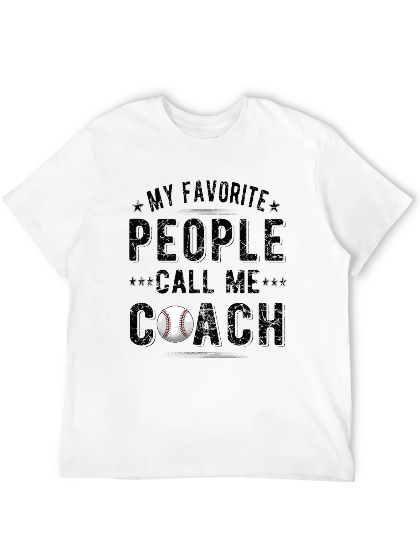 Baseball Coach Graphic Tee - Perfect for Coaches