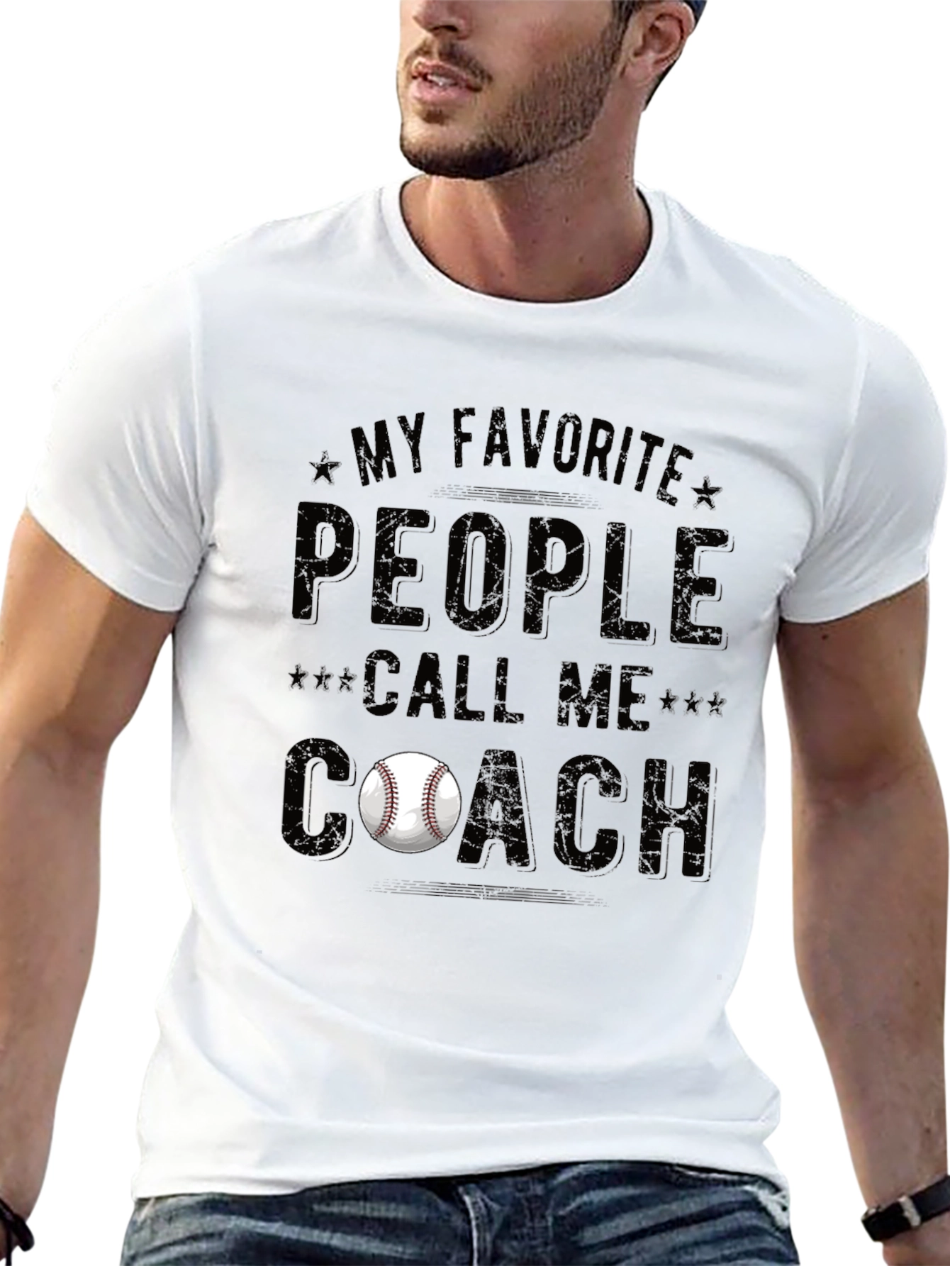 Baseball Coach Graphic Tee - Perfect for Coaches