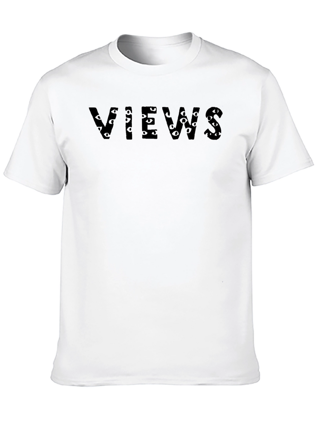 Views Graphic Print Mens Black T-Shirt