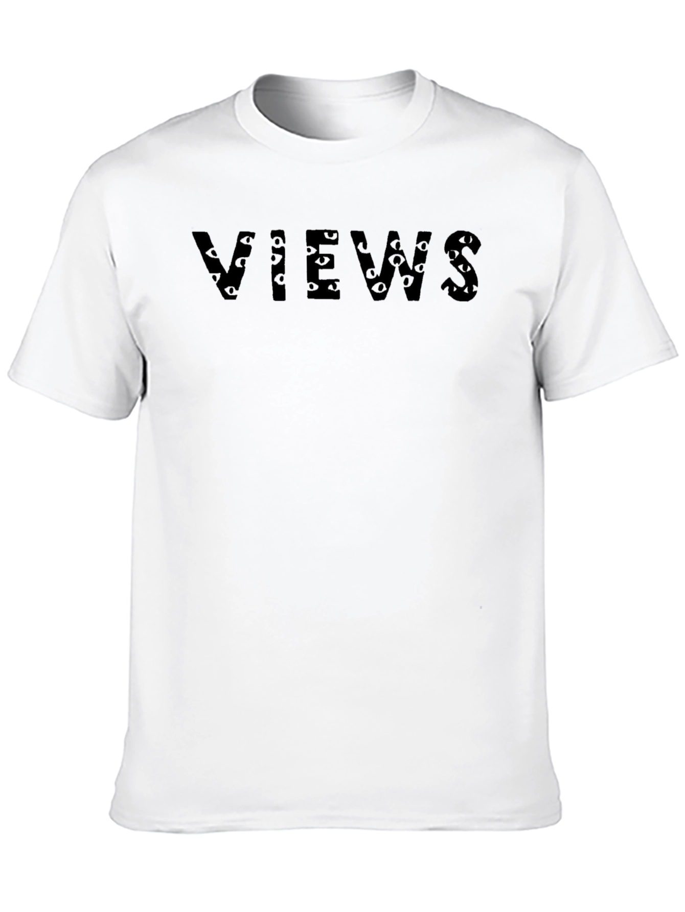 Views Graphic Print Mens Black T-Shirt