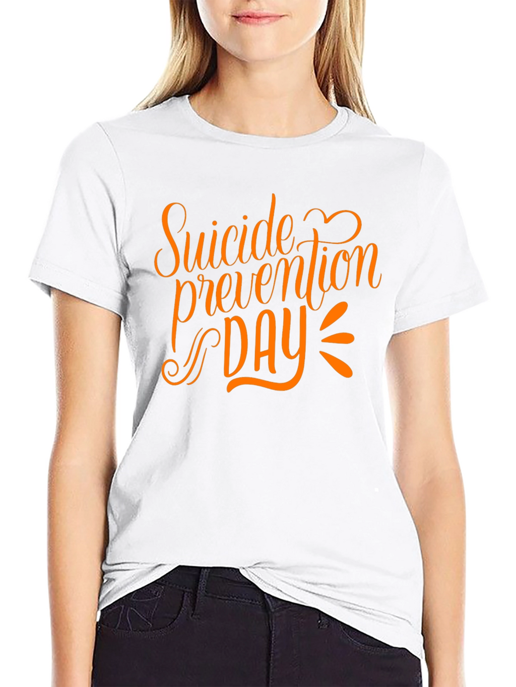Suicide Prevention Day Graphic Tee - Black