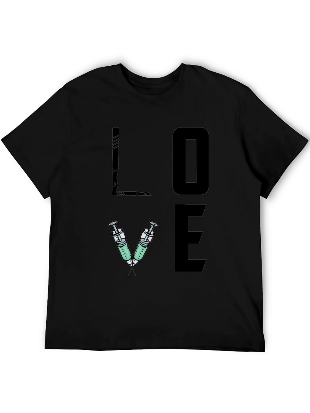 LOVE Syringe T-Shirt - Nurse/Doctor/Vet Gift