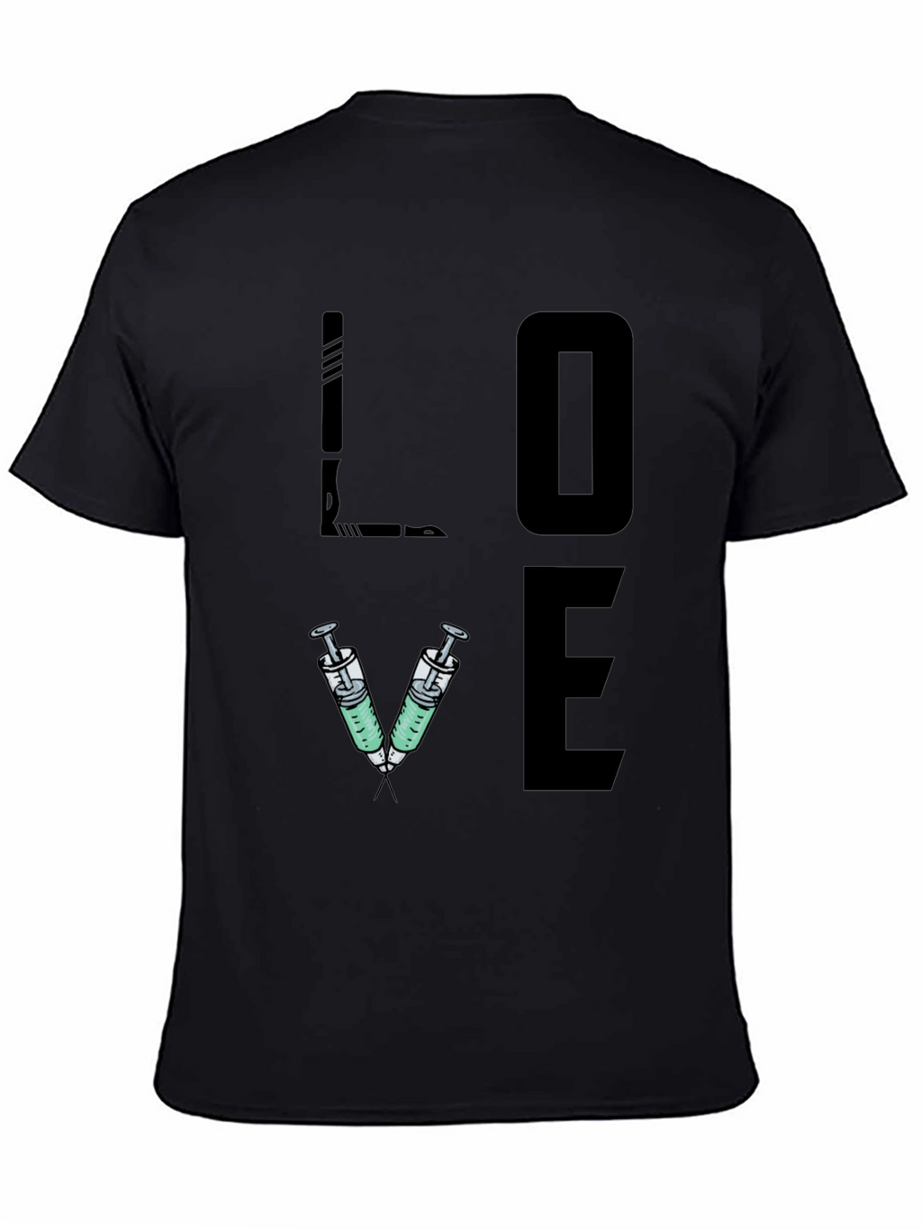 LOVE Syringe T-Shirt - Nurse/Doctor/Vet Gift