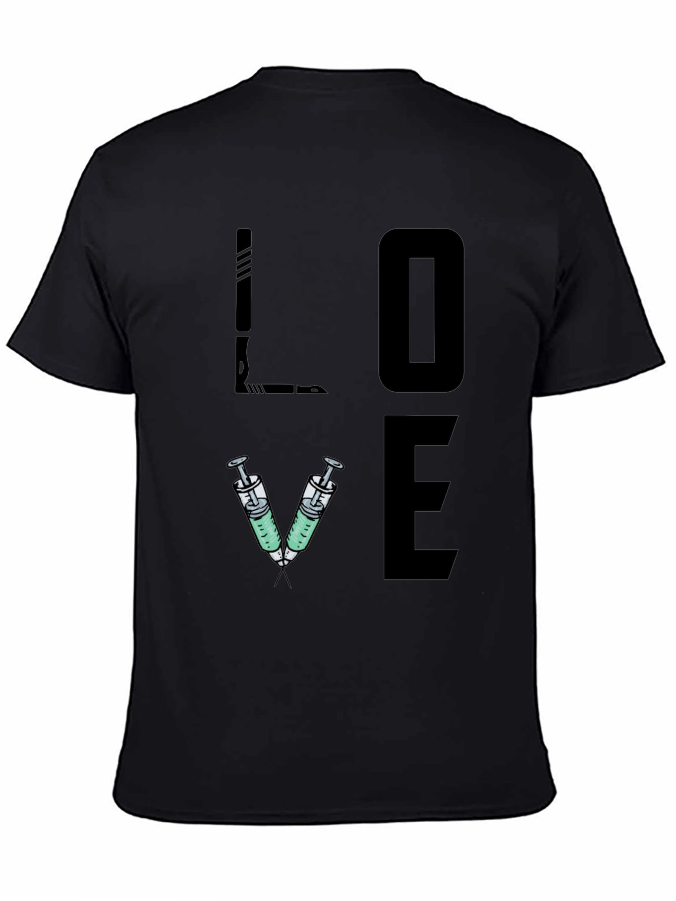 LOVE Syringe T-Shirt - Nurse/Doctor/Vet Gift