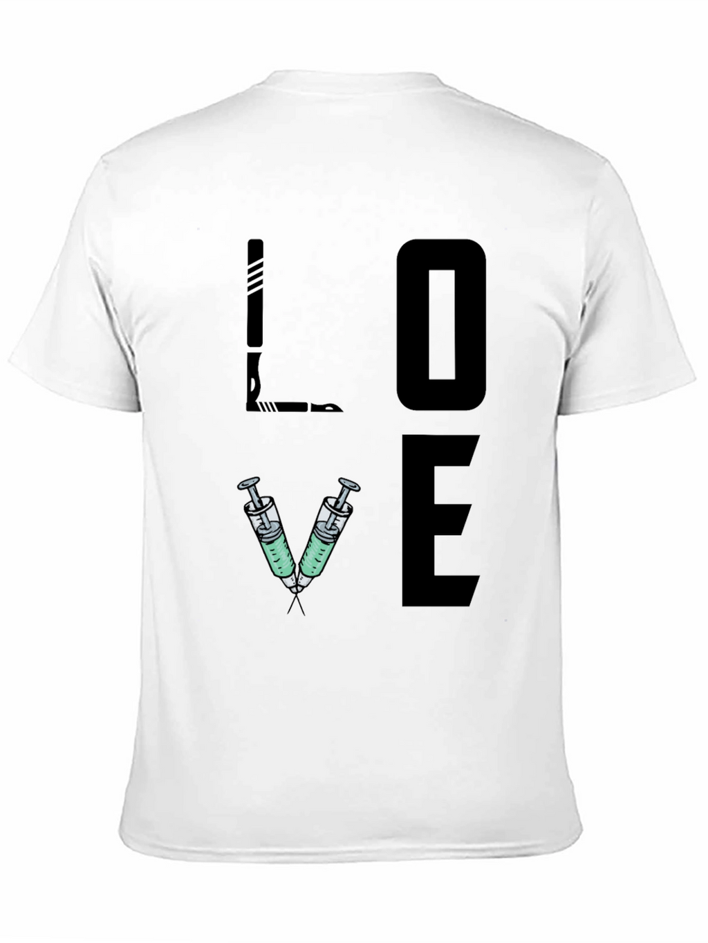 LOVE Syringe T-Shirt - Nurse/Doctor/Vet Gift