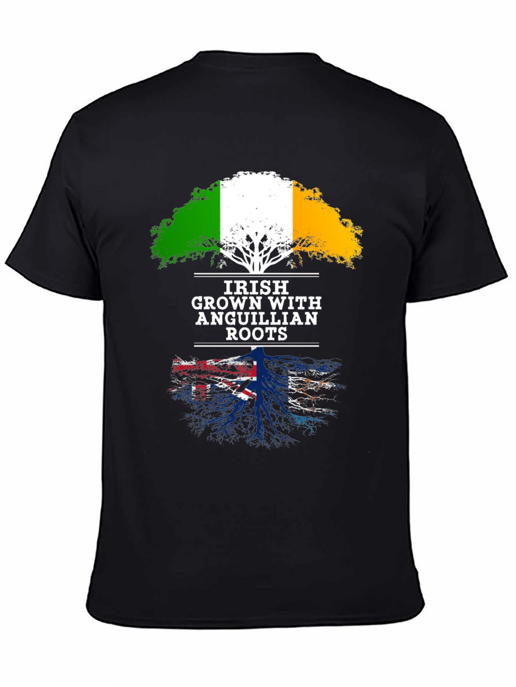 Irish Anguillian Roots Graphic Tee