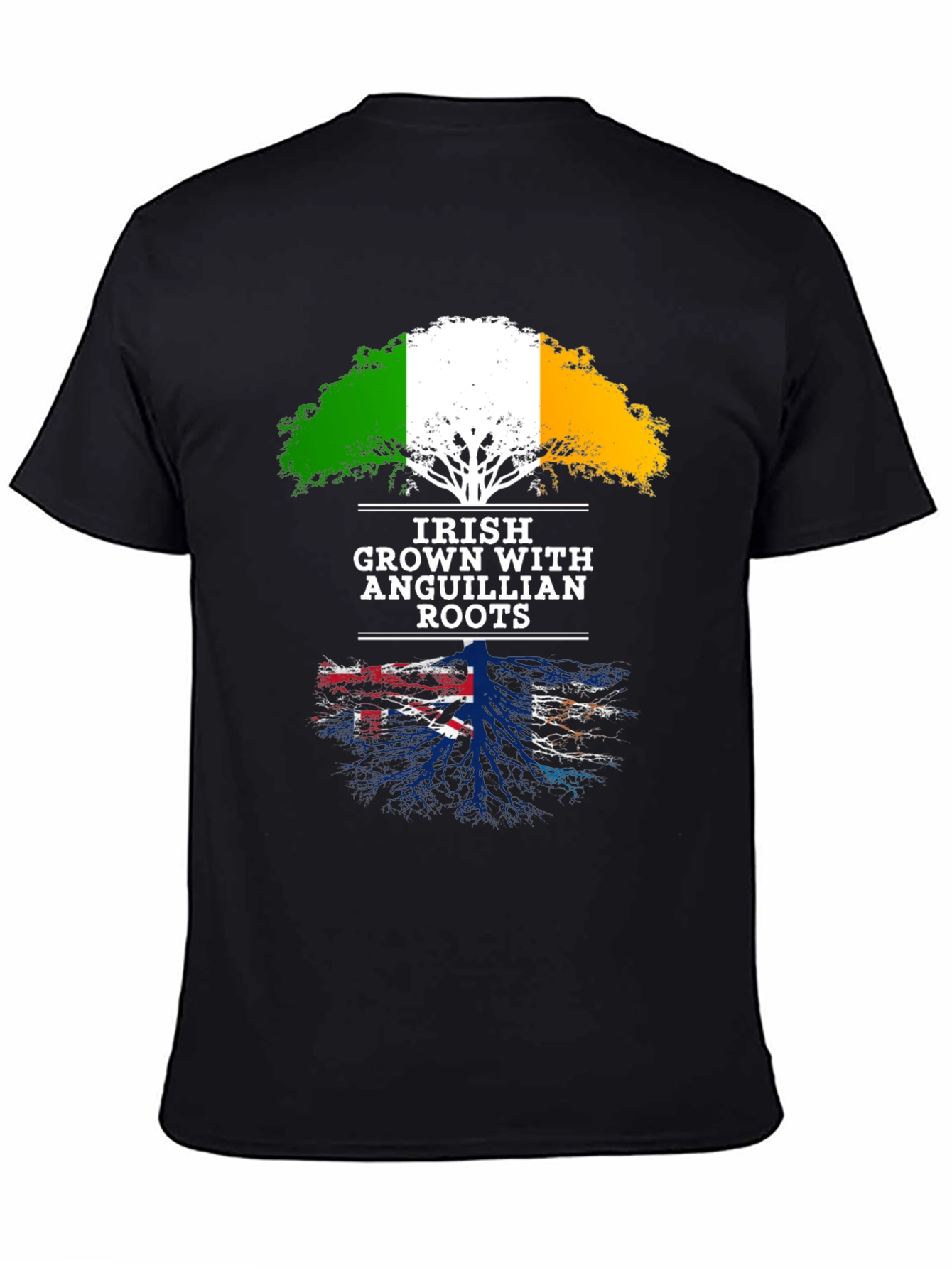 Irish Anguillian Roots Graphic Tee