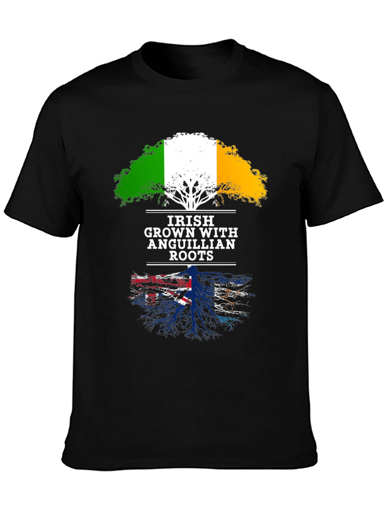 Irish Anguillian Roots Graphic Tee