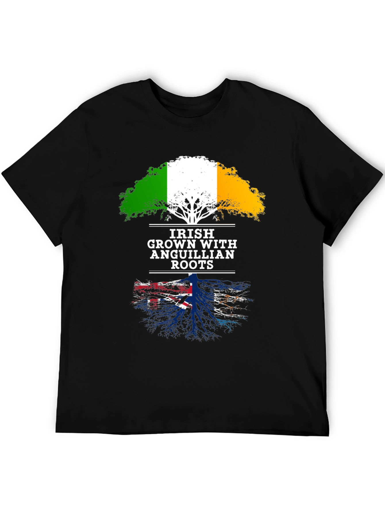 Irish Anguillian Roots Graphic Tee