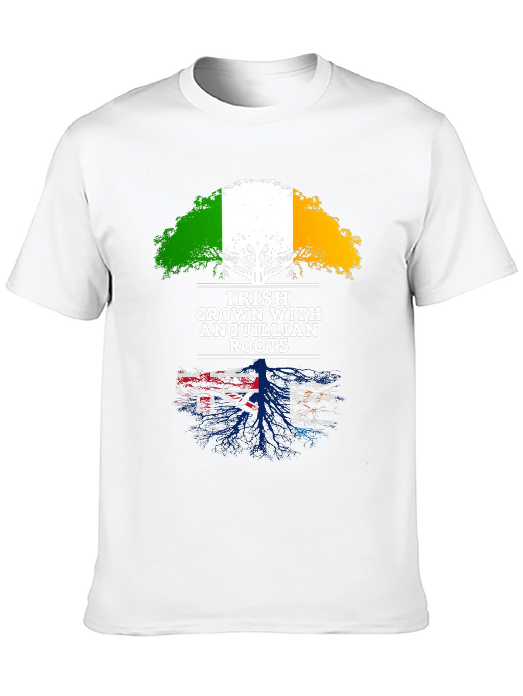 Irish Anguillian Roots Graphic Tee