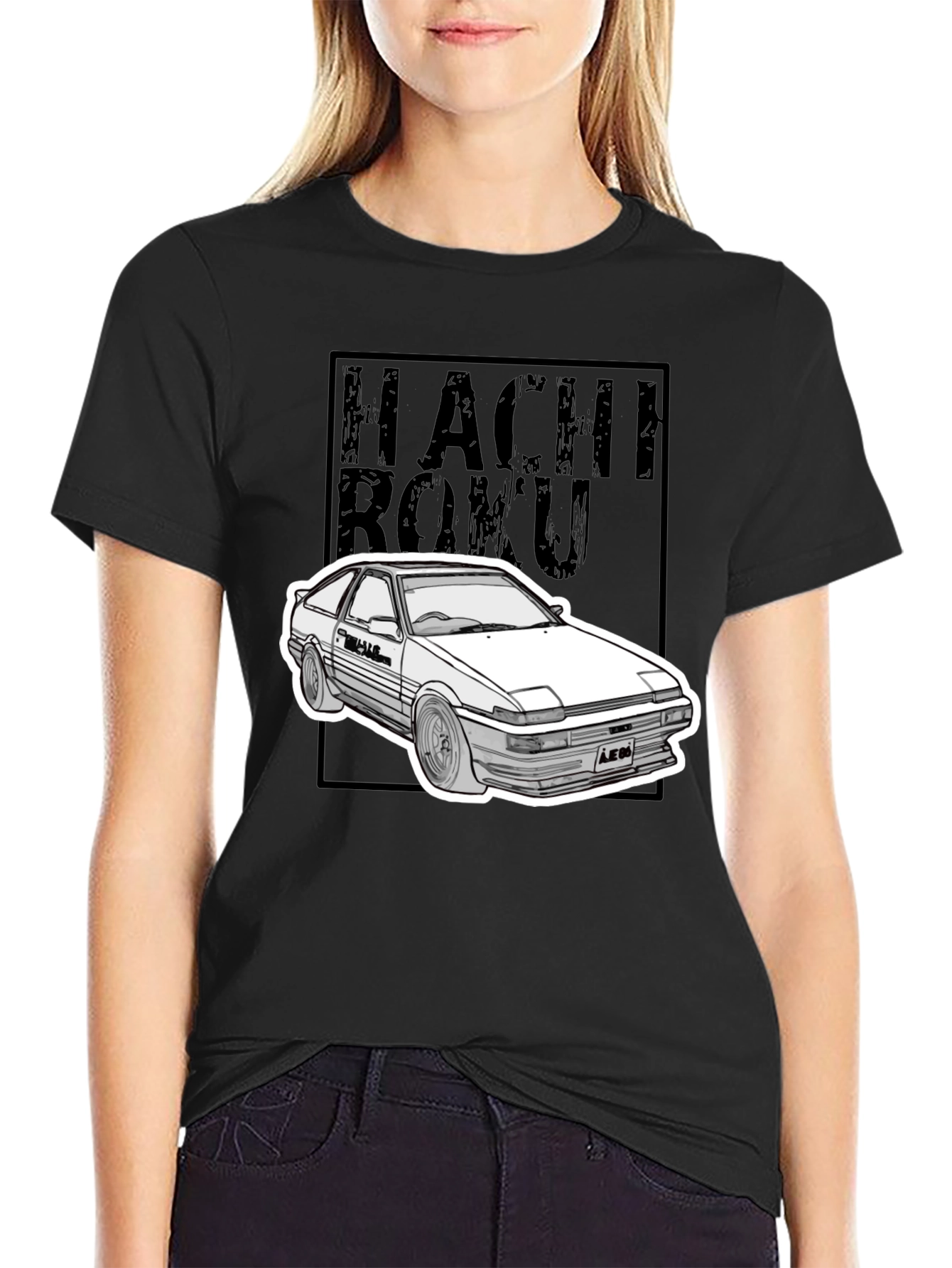 Hachi Roku Car Graphic T-Shirt