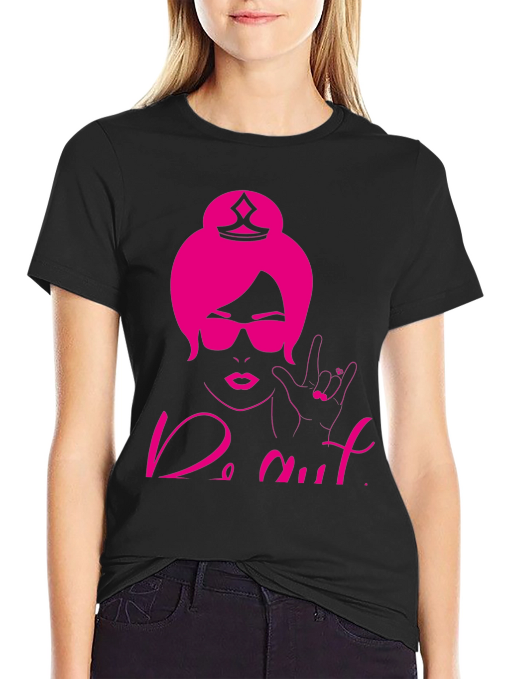 Do Nut T-Shirt - Black Crew Neck Tee