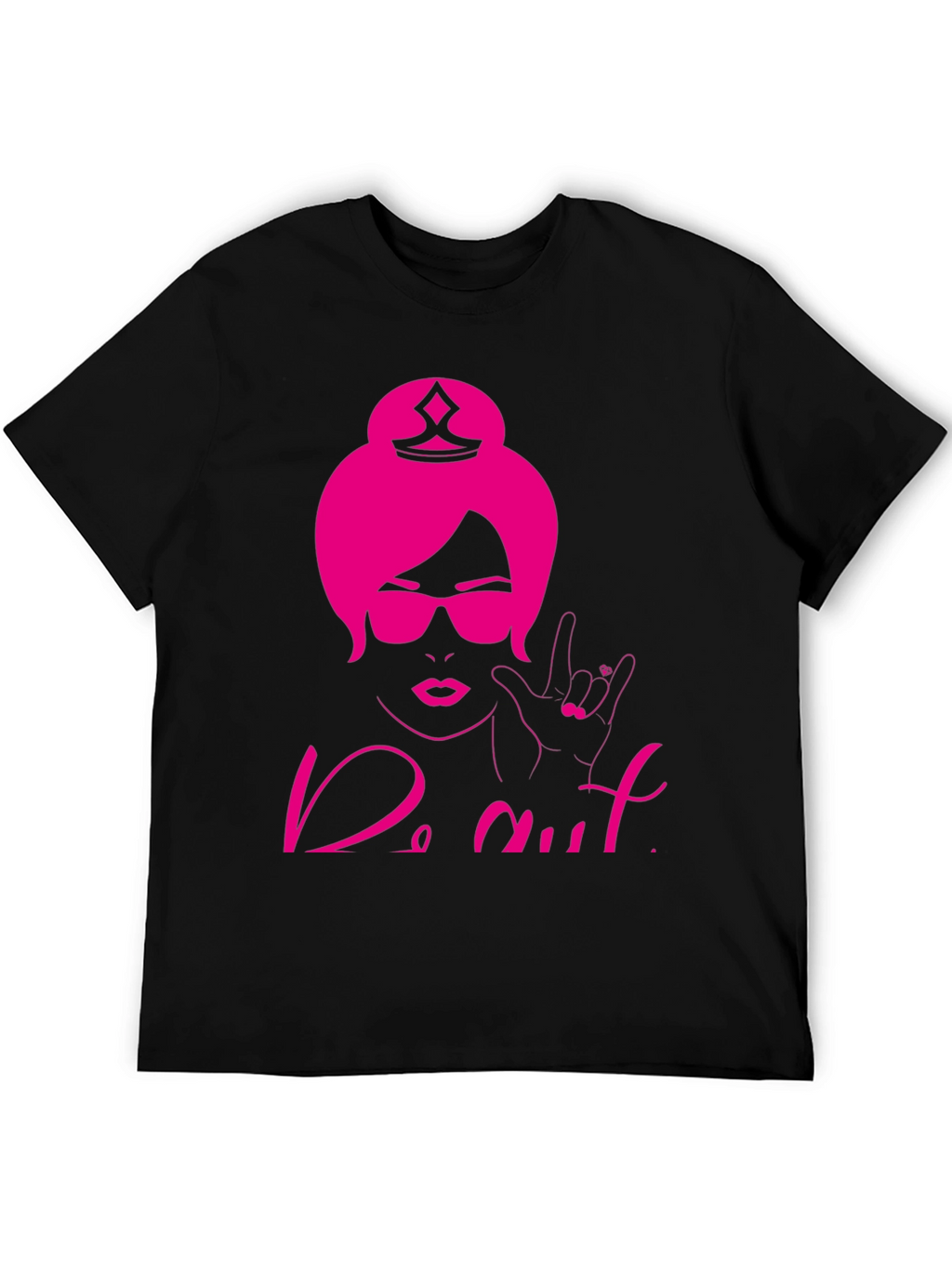 Do Nut T-Shirt - Black Crew Neck Tee