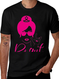 Do Nut T-Shirt - Black Crew Neck Tee