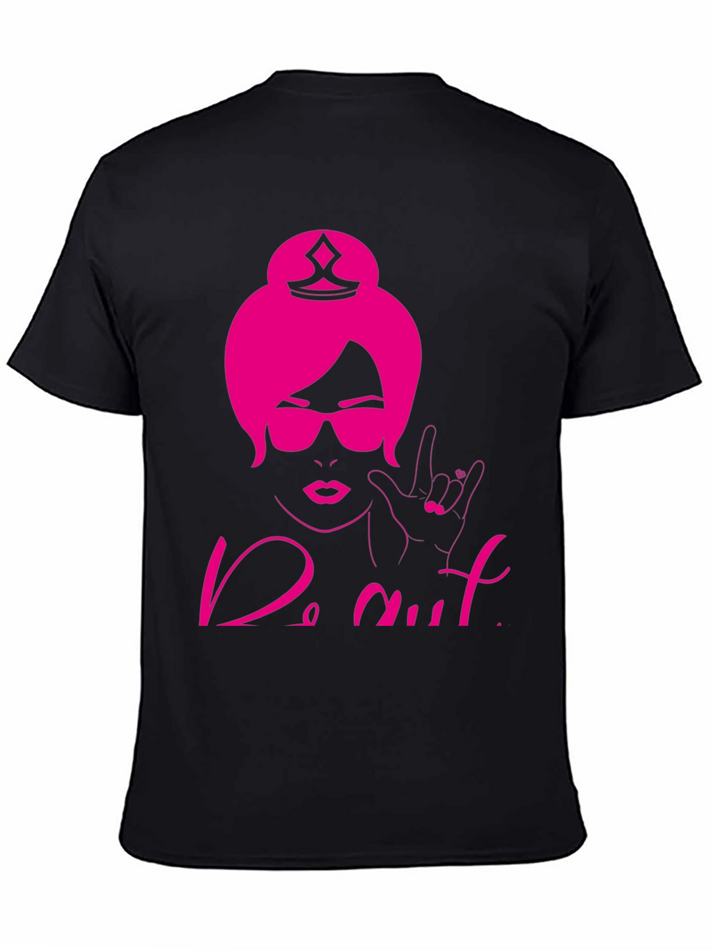 Do Nut T-Shirt - Black Crew Neck Tee