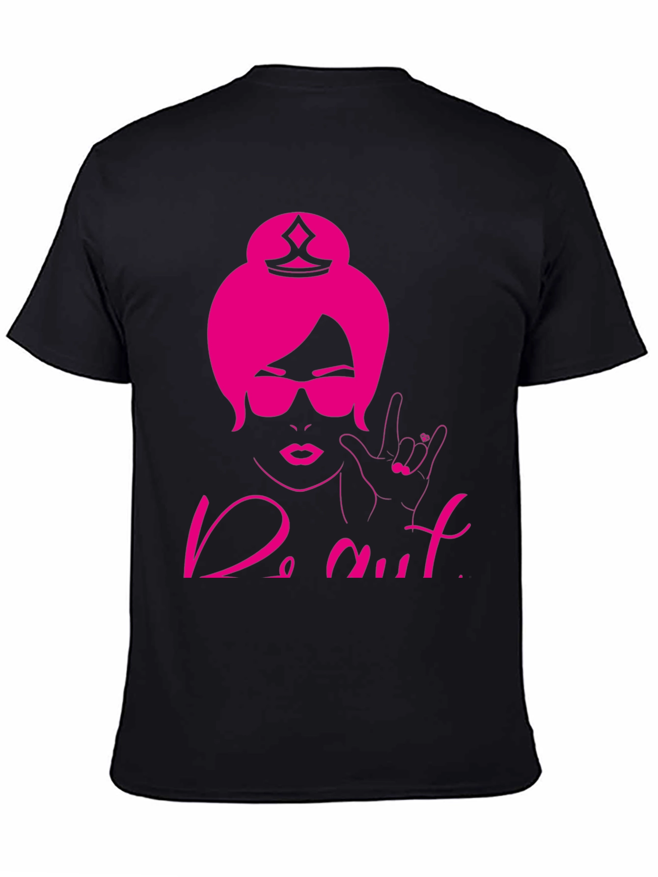 Do Nut T-Shirt - Black Crew Neck Tee