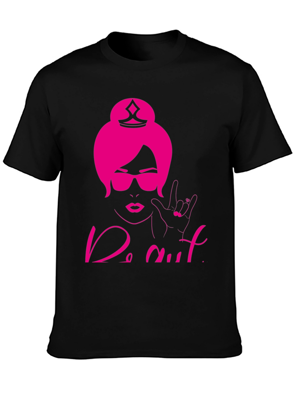 Do Nut T-Shirt - Black Crew Neck Tee