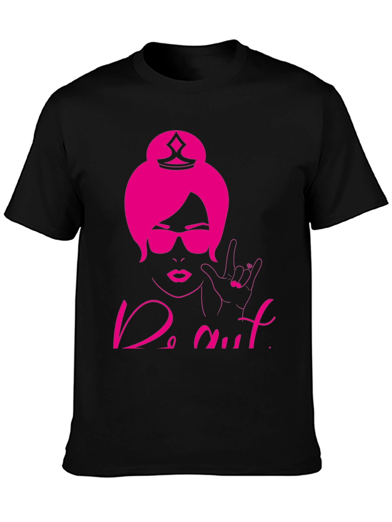 Do Nut T-Shirt - Black Crew Neck Tee