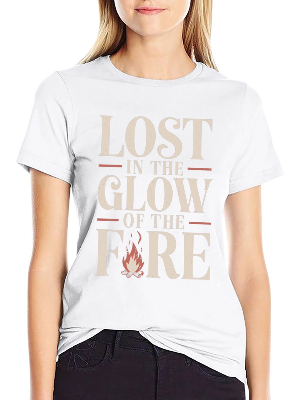 Lost in the Glow of the Fire Graphic Tee