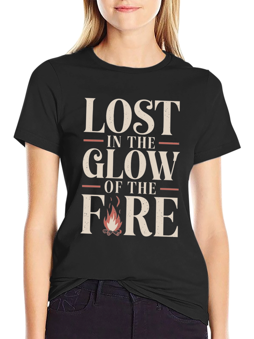 Lost in the Glow of the Fire Graphic Tee