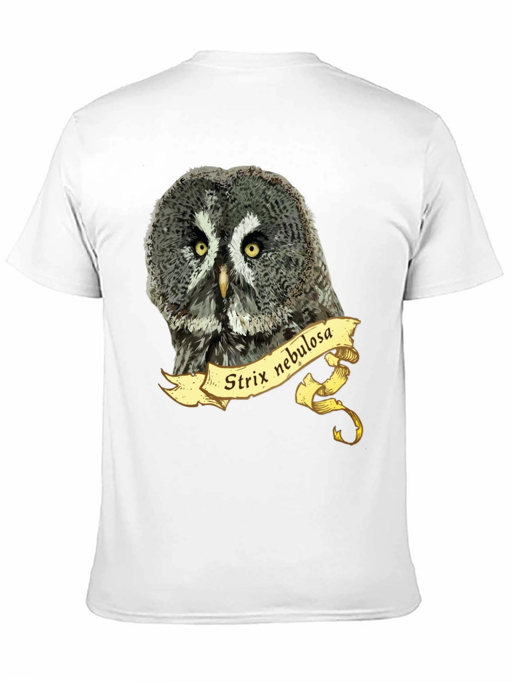 Strix Nebulosa Owl T-Shirt - Mens Graphic Tee