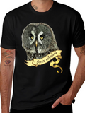 Strix Nebulosa Owl T-Shirt - Mens Graphic Tee