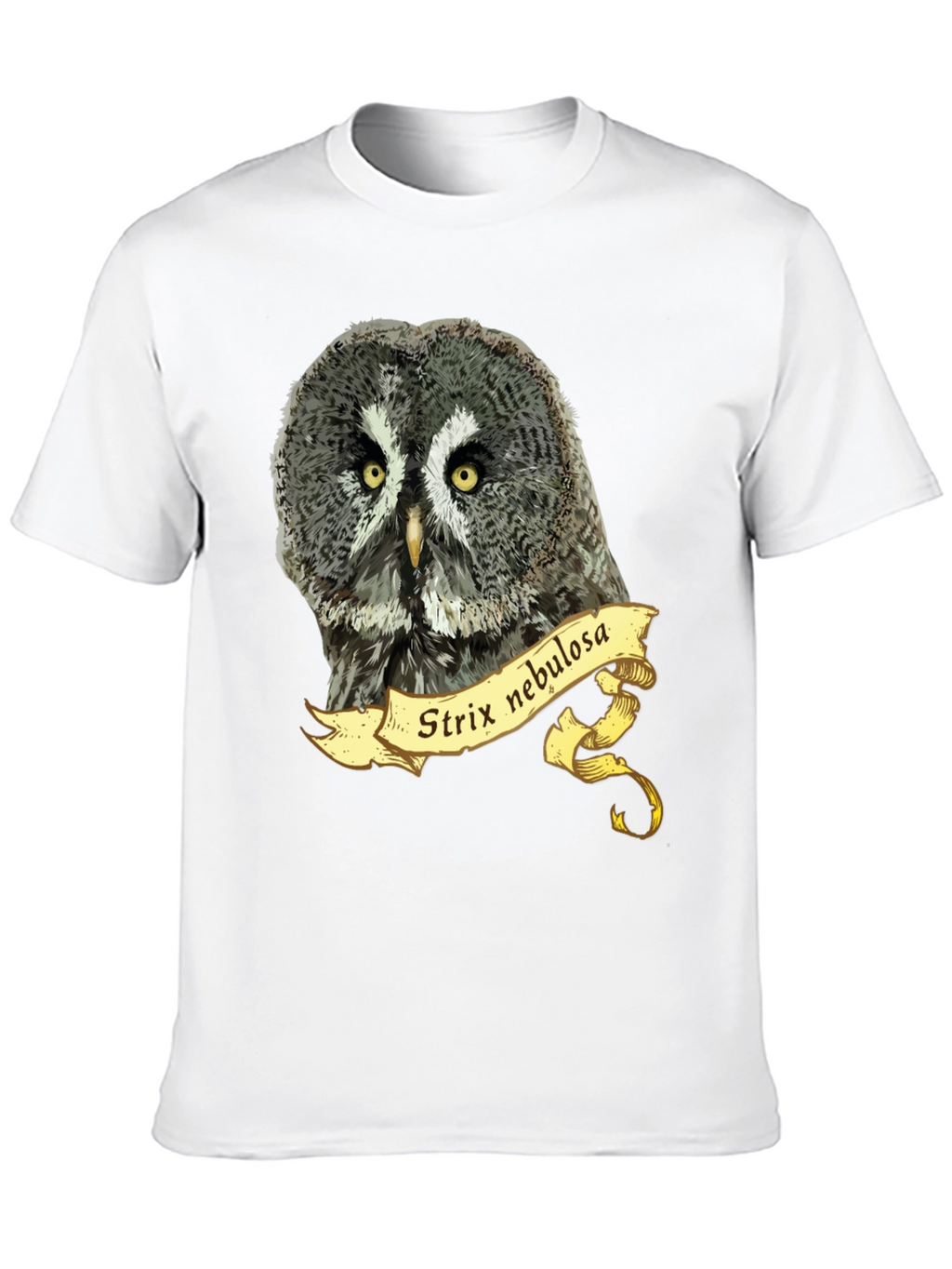Strix Nebulosa Owl T-Shirt - Mens Graphic Tee